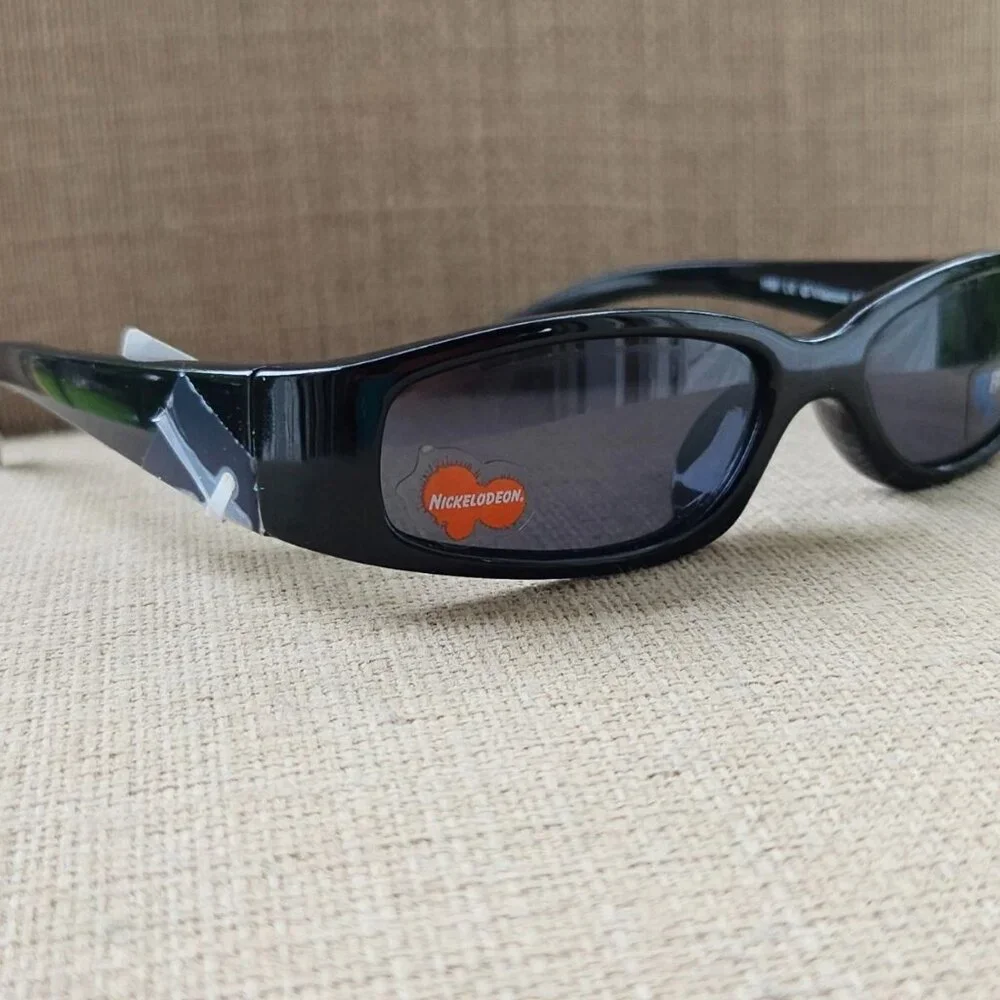 Nickelodeon Viacom Kids Toddler Sunglasses ENERGY Black 49[]16 120 NWT